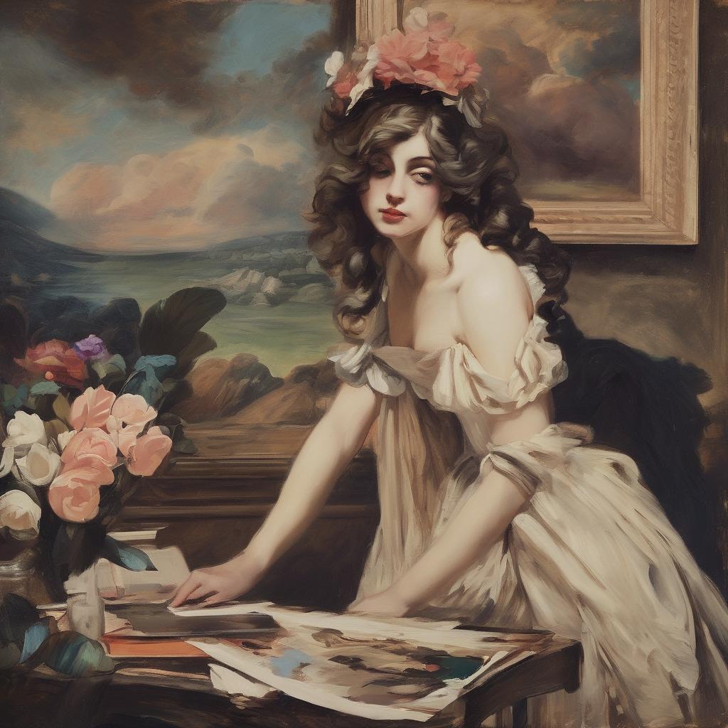 Το χαρακτηριστικό στιλ του καλλιτέχνη